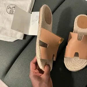 Hermes | Shoes | Herms Antigua Espadrilles Size 44 Fits Size  display picture 3